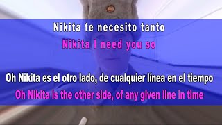 NIKITA Elton John  Subtitulos Eng  Español [upl. by Eelik]