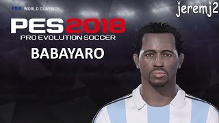 BABAYARO face edit PES world classics [upl. by Sigismondo777]