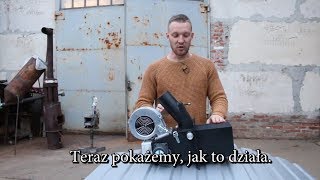 Palnik na pellet  własnej roboty [upl. by Olpe]