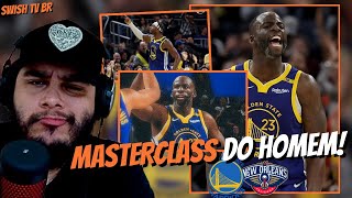 Com MASTERCLASS DEFENSIVA de DGreen Warriors VENCE de novo o Pelicans  Warriors vs Pelicans [upl. by Jecoa129]