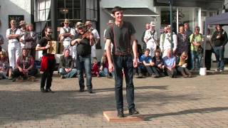 Jake amp Dan Appalachian dancing at Bromyard Folk Festival 2015 [upl. by Briscoe293]