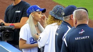 CL 이채린 amp PONY Makeup Dodgers Korea Night [upl. by Lorre]