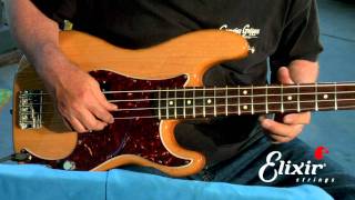 Setting Up Your Bass Guitar Intonation Adjustment Step 4 of 4  ELIXIR Strings [upl. by Ken]