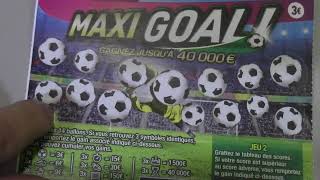 Grattage des abonnés 28 Banco 5 Petit Goal 1 Maxi Goal [upl. by Ydnam]