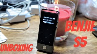 Reproductor de MÚSICA HD Unboxing Benjie S5 [upl. by Myron]