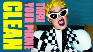 Cardi B  Thru Your Phone Clean [upl. by Hebrew]