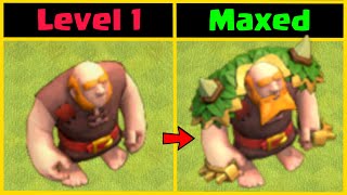 Level 1 to Max TH 16 Troops Upgrade  Clash of Clans [upl. by Auqinaj]