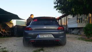 Scirocco TSi 14 160 Remus Exhaust Sound [upl. by Nashoma613]