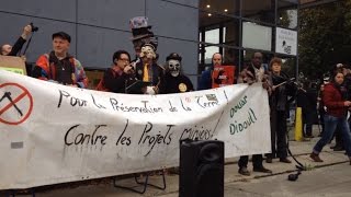 Manifestation contre le projet minier de LocEnvel [upl. by Fisk]