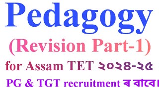 High School and Higher Secondary TET Pedagogy Revision Part1 [upl. by Lamiv]