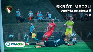 Skrót meczu Rominta Gołdap vs Olimpia II Elbląg  30082024  40 [upl. by Bullis]