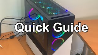 How to Install More Fans to a Prebuilt Gaming PC Specifically the CyberpowerPC Gamer Supreme [upl. by Aianat221]