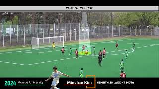 Njcaa d1 soccer Minchae Kim Highlight [upl. by Nylekcaj]