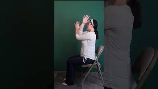 Seated Eagle Arms  Chair Yoga For Seniors and Beginners [upl. by Kreindler]