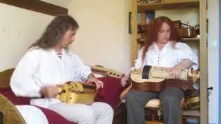 Ductia Medieval Music hurdy gurdy duet [upl. by Aikemit]