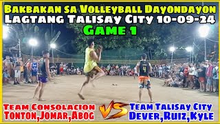 Game1Bakbakan sa Lagtang Talisay CityTeam TontonJomarAbog VsTeam DenverRuizKyle100924 [upl. by Franz781]