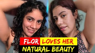 Flor Loves to Celebrate Her Natural Look and Armpit Hair  How to Embrace Your Natural Beauty [upl. by Warram]