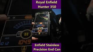 Is the Enfield Stainless Precision End Can Louder Than The Original royalenfieldhunter350 [upl. by Orhtej]