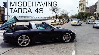 MISBEHAVING PORSCHE 911 TARGA 4S [upl. by Ettenahs]