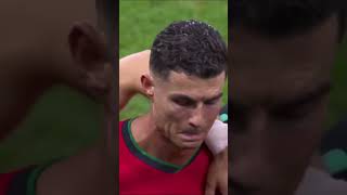 Ronaldo Crying Scene 😭 ronaldo euro2024 cristianoronaldo [upl. by Posehn]