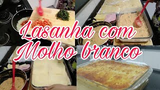 LASANHA DE FRANGO  MOLHO BRANCO PARA O DIA DOS PAÍS  Ana Sales [upl. by Pihc]