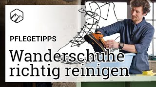 Wanderschuhe pflegen So reinigst und imprägnierst du richtig  Bergzeit [upl. by Ekud897]