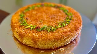 The perfect Kunafa Recipe Crispy and Silky  Cream Filled Kunafa Recipe Ramadan Dessert [upl. by Tormoria]