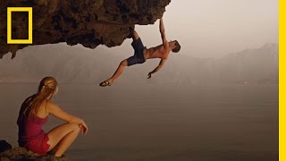 Gorgeous Video Rock Climbing in Oman  National Geographic [upl. by Macrae]