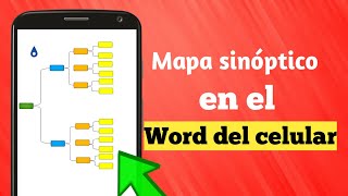 Como hacer mapa sinóptico en el Word del celular [upl. by Luahs]