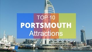 Top 14 Tourist Attractions in Portsmouth  England [upl. by Yenaffit725]