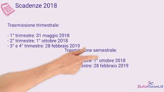 Spesometro ripasso delle regole 2018 [upl. by Giorgio937]