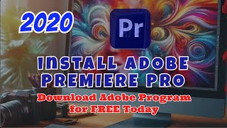 Instalar y Descargar Adobe PREMIERE PRO 2020 en el 2024 español Fácil y Rápido FREE INSTALLATION [upl. by Booma760]