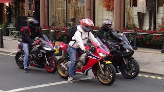 Superbikes in London November 2023  HarleyDavidsonsMotorbikes [upl. by Llessur]