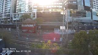 Steam Rail Victoria With Locomotive R711 At South Ya￼rra [upl. by Ehcor]