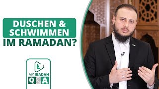 Darf man im Ramadan duschen oder schwimmen gehen  MyIbadah [upl. by Eerdna]