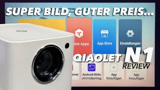 QIAOLET LED Beamer N1  Smart Tolles Bild Guter Preis aber TEST REVIEW [upl. by Josefina481]