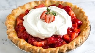 Easy Fresh Strawberry Pie Recipe [upl. by Zinn]