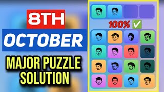 8 October Major puzzle durov Solved Today Major Puzzle Today  Major Daily combo card 8 October [upl. by Anitsirc634]