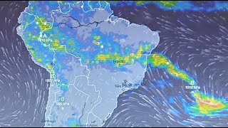 Previsão do Tempo  24112024  Muita chuva em parte da Bahia  Tempo e Clima [upl. by Yrtnej]