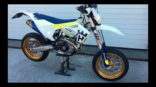 Husqvarna FE 501 Supermoto  Walkaround  FMF Sound  FS501 [upl. by Eyde]