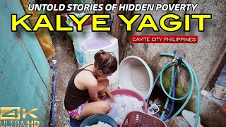 Life in Philippine Slums  KALYE YAGIT Cavite City 4K [upl. by Yecrad]