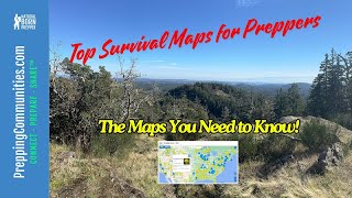 Top Survival Maps for Preppers  The Maps You Need to Know [upl. by Esiuolyram]