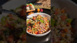 Healthy Sprouts Salad  Indian mung bean sprouts salad  Moong sprouts salad  Healthy Sprout Salad [upl. by Tamaru882]