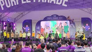 2024 Oct 12  purple parade artdis amp yong en active hub [upl. by Eelarac]