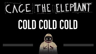 Cage The Elephant • Cold Cold Cold CC 🎤 Karaoke Instrumental Lyrics [upl. by Mallissa491]