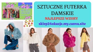 Sztuczne futerka damskie Kurtki zimowe krótkie moda odzież damska futerko sztuczne [upl. by Notlrahc]