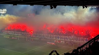 PL Cracovia  Lech Poznań piro 20241019 [upl. by Ajnot]