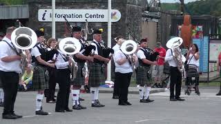 Kirkcudbright Scottish Night With Dunaskin Doon Brass Band amp Kirkcudbright amp Pipe Band 2022 [upl. by Adiehsar]