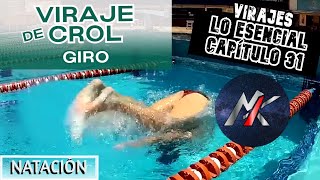 🏊 VIRAJE de CROL GIRO ↪ Capítulo 31 VIRAJES ♒ Lo Esencial [upl. by Watson924]