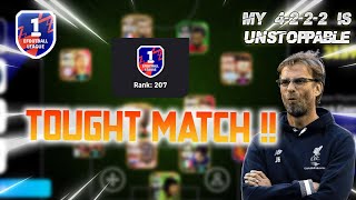 MATCH AGAINST WORLD RANK 207 USING QC TACTICS 🤯 REMONTADA efootball [upl. by Bergman]